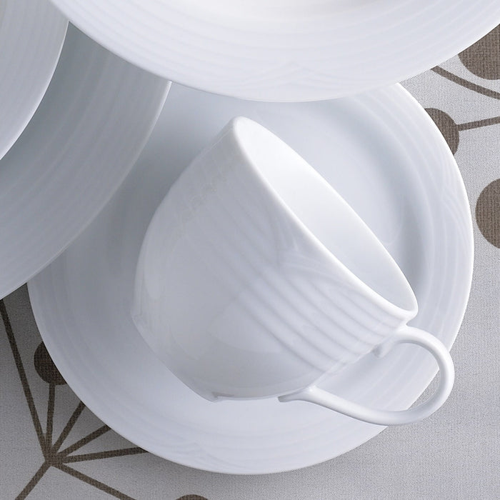 Arctic White Tea Cup & Saucer Set