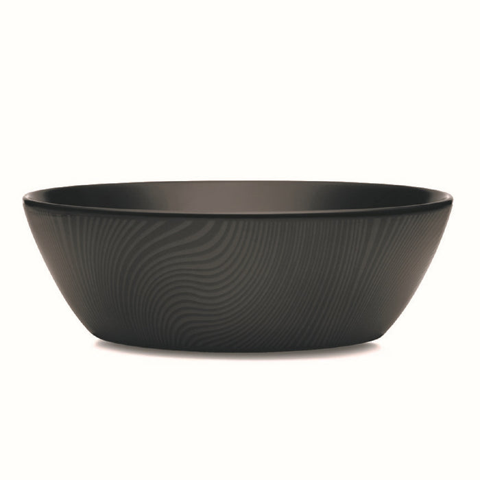 Black on Black Dune Round Serving Bowl 26cm