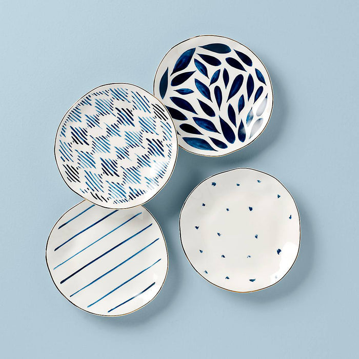 Blue Bay™ 4-piece Tidbit Plate Set
