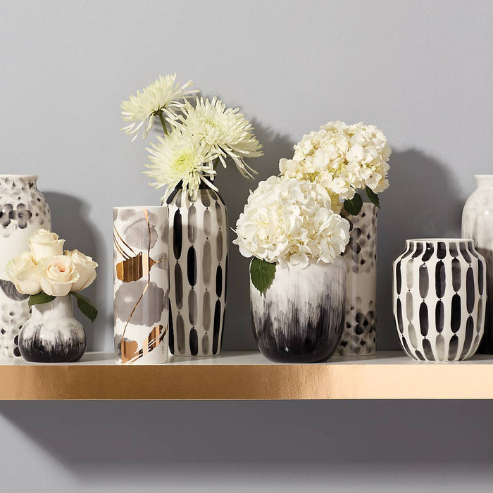 Brush Strokes™ Stripe Bouquet 7" Vase