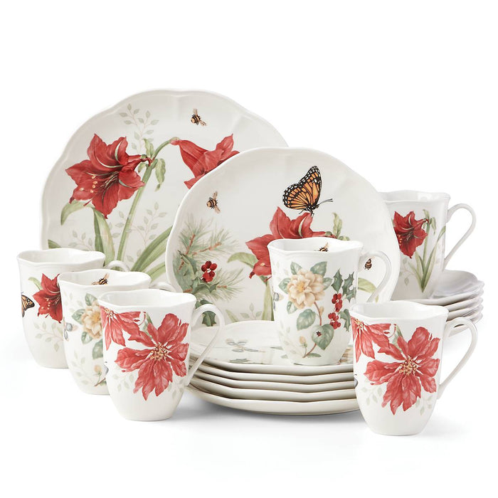 Butterfly Meadow® 18pc Holiday Dinnerware Set