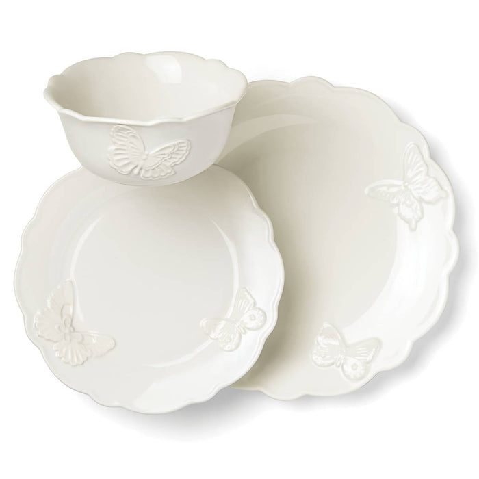 Butterfly Meadow Carved Vanilla® 12pc Set