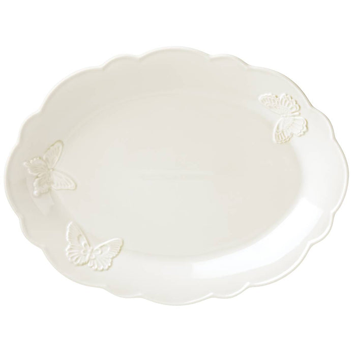 Butterfly Meadow Carved Vanilla® 16" Platter