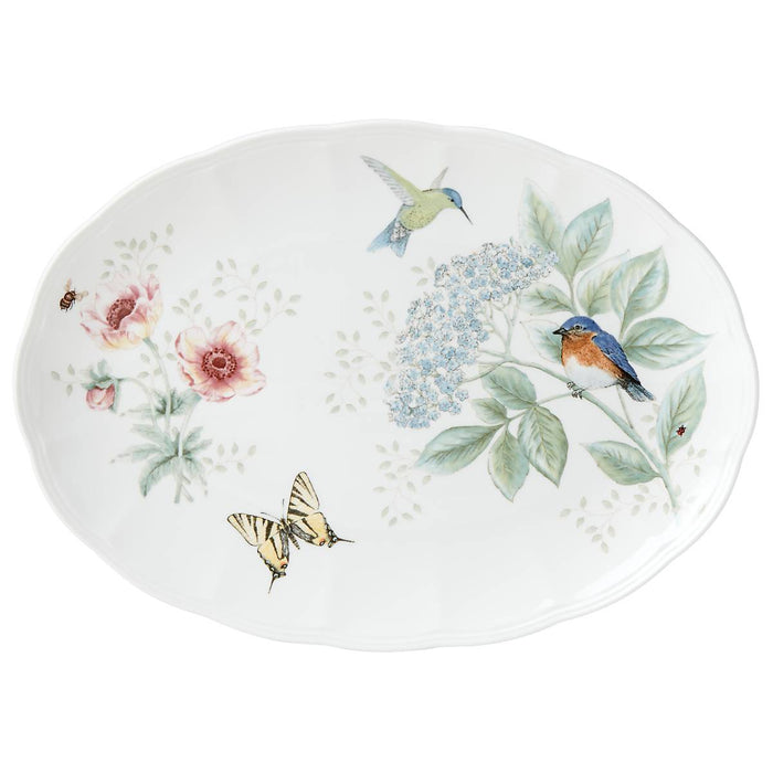 Butterfly Meadow Flutter Eastern Bluebird Platter