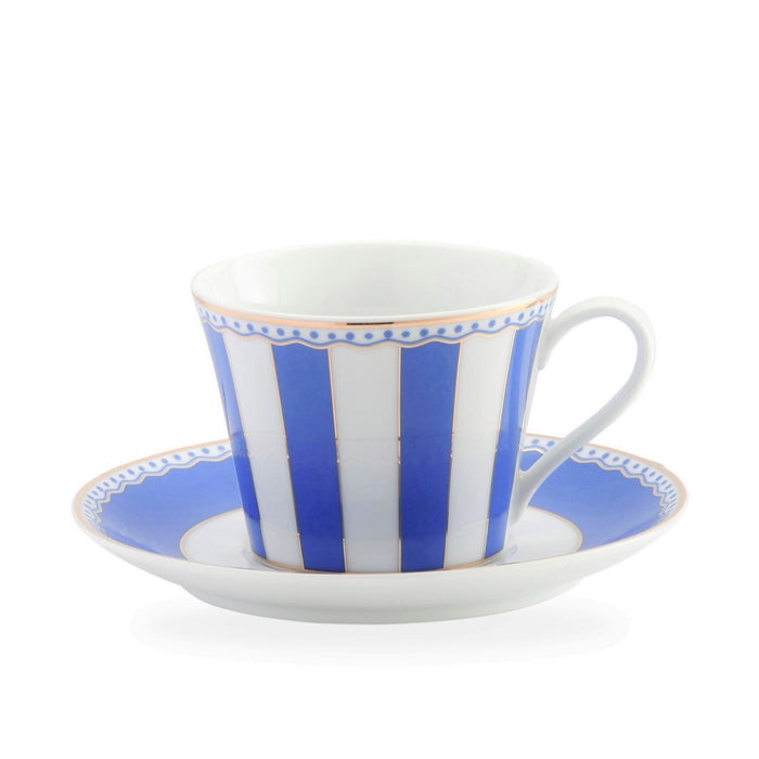 Carnivale Dark Blue Cup & Saucer