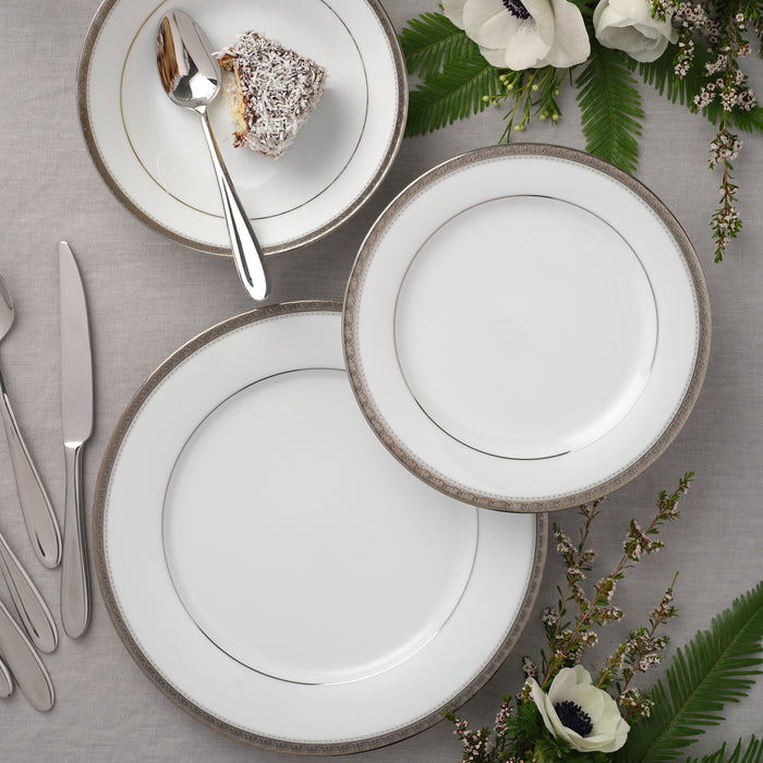 Charlotta Platinum 12pc Dinner Set
