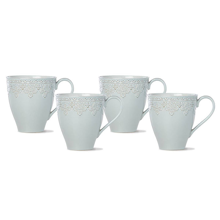 Chelse Muse Fleur Blue™ 4pc Mug Set