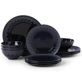 Chelse Muse Fleur Navy‚Ñ¢ 12pc Dinnerware Set