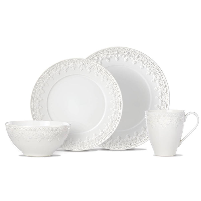 Chelse Muse Fleur White‚Ñ¢ 4pc Place Setting