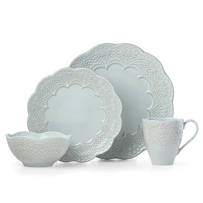 Chelse Muse Scallop Blue‚Ñ¢ 4pc Place Setting