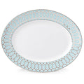 Clara Aqua™ 13" Oval Serving Platter