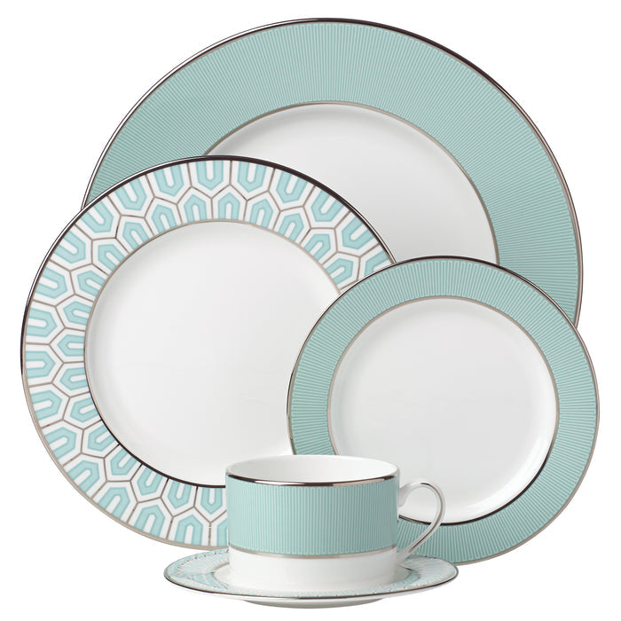 Clara Aqua™ 5-piece Place Setting