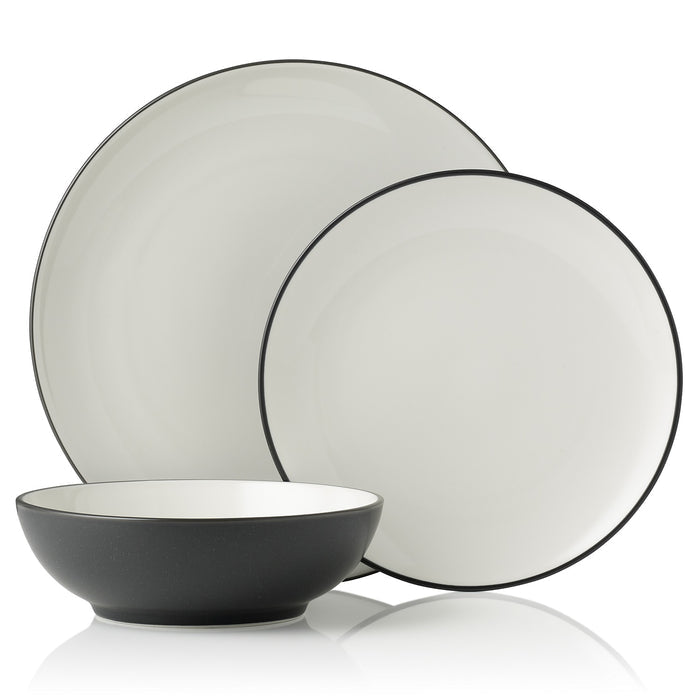 Colorwave Graphite 12pc Dinner Set