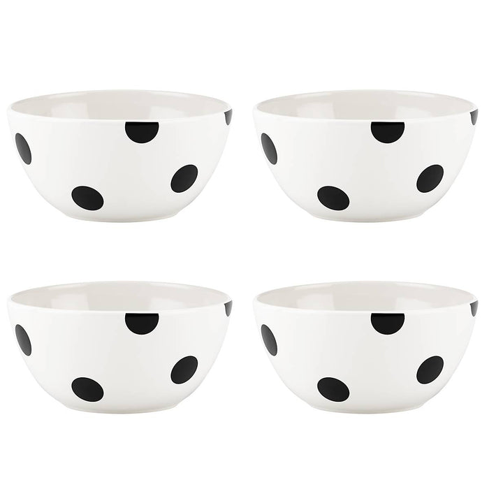 Deco Dot Black‚Ñ¢ 4-piece All-Purpose Bowl Set