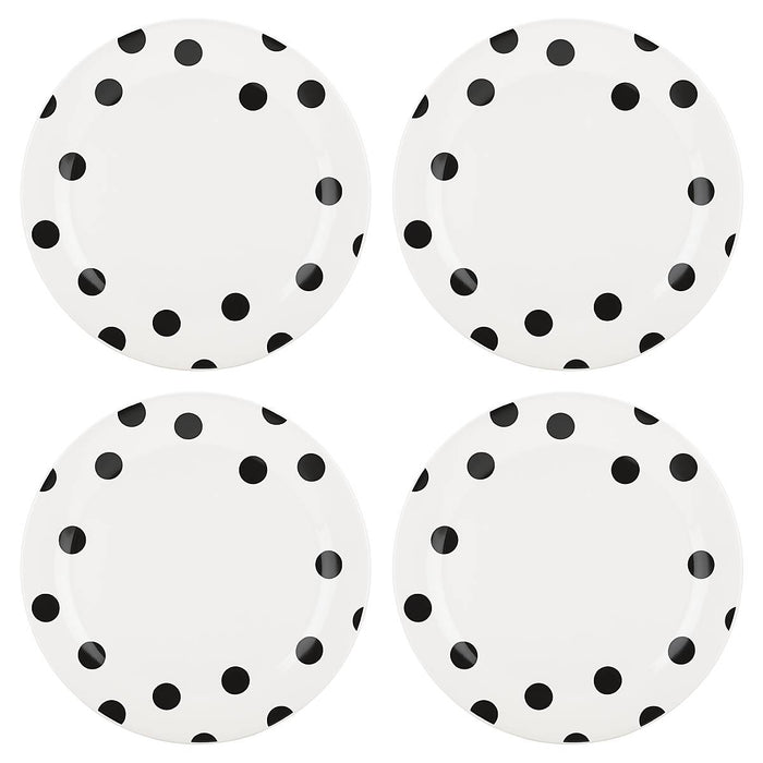 Deco Dot‚Ñ¢ 4-piece Dinner Plate Set