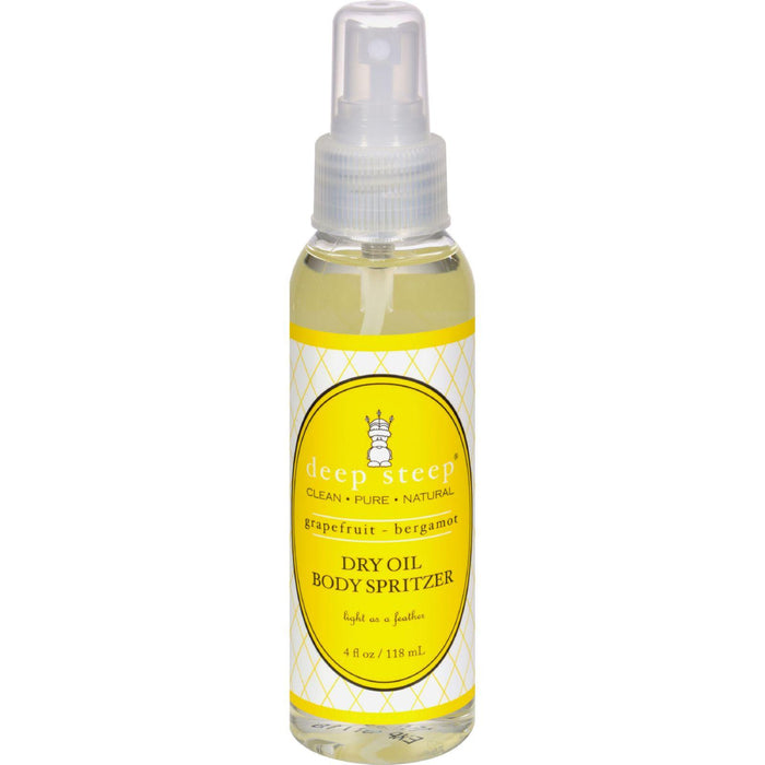 Deep Steep Dry Oil Body Spritzer Grapefruit Bergamot - 4 Fl Oz