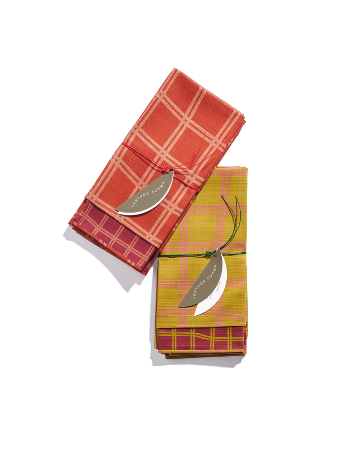 Dinner Napkins Double Sided Grid - High Season