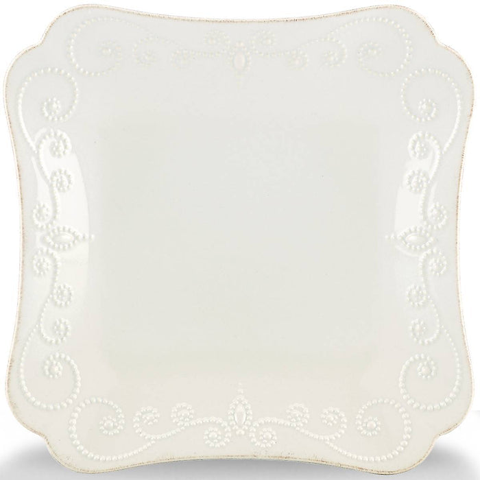 French Perle White™ Square Dinner Plate