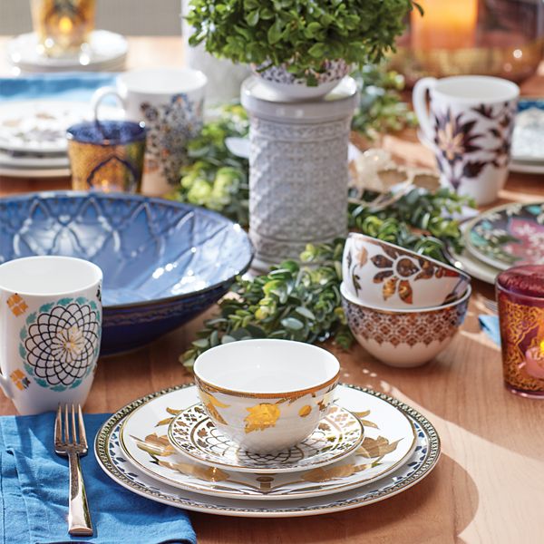 Global Tapestry Aquamarine 4-piece Place Setting - OOS