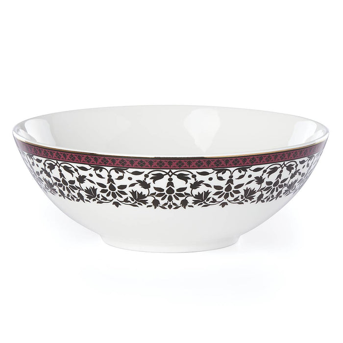 Global Tapestry™ Garnet Lotus Serving Bowl