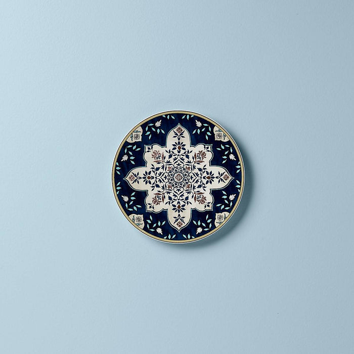 Global Tapestry Sapphire Mandala Accent Plate