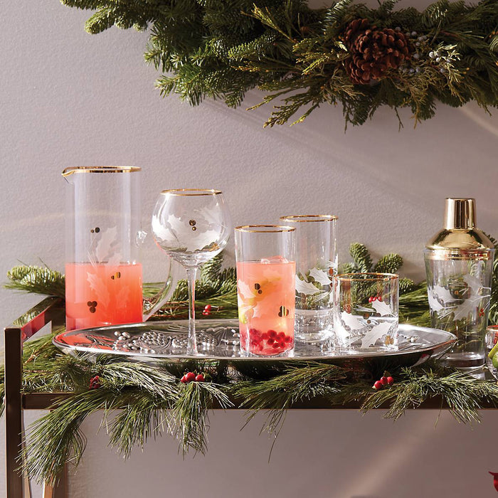 Holiday™ Gold 4-piece Highball Glass Set