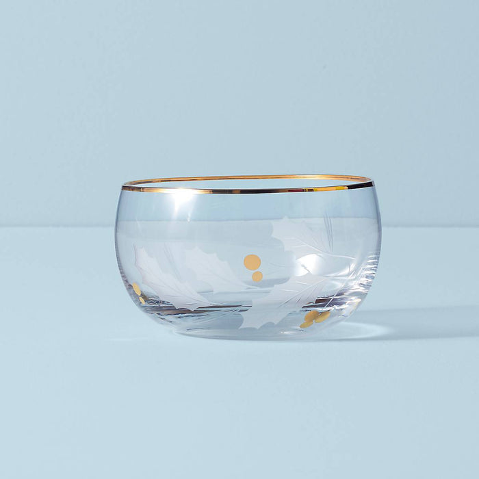 Holiday™ Gold Glass Nut Bowl