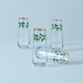 Holiday™ Stemless 4-piece Flute Set