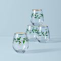 Holiday‚Ñ¢ 4-piece Stemless Wine Glasses
