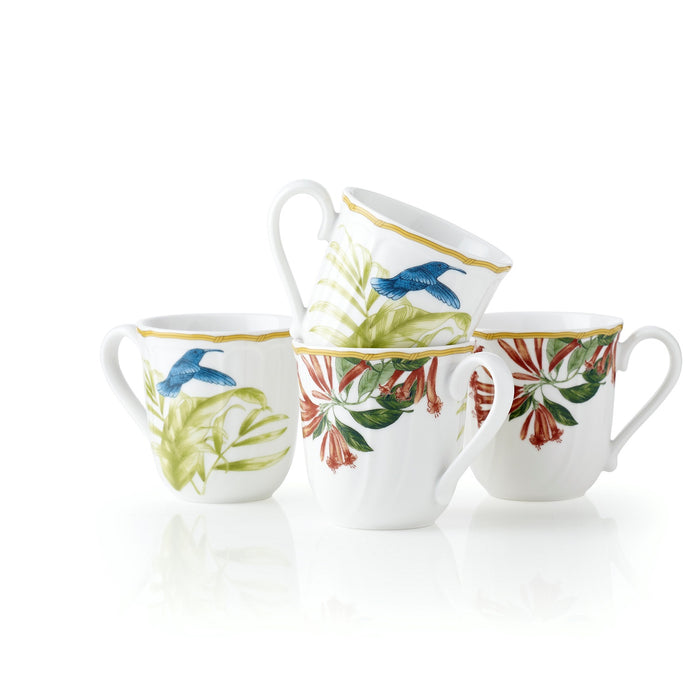 Hummingbird Meadow Mug Set of 4