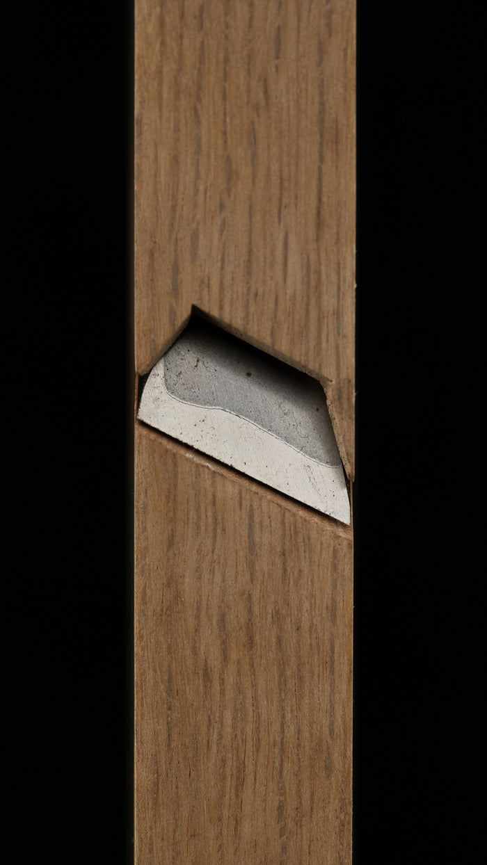 Kushi-Gata-Shakuri-Kanna Japanese  Japanese Rabbet/Plow Plane By Tobei & Funahiro - 18mm