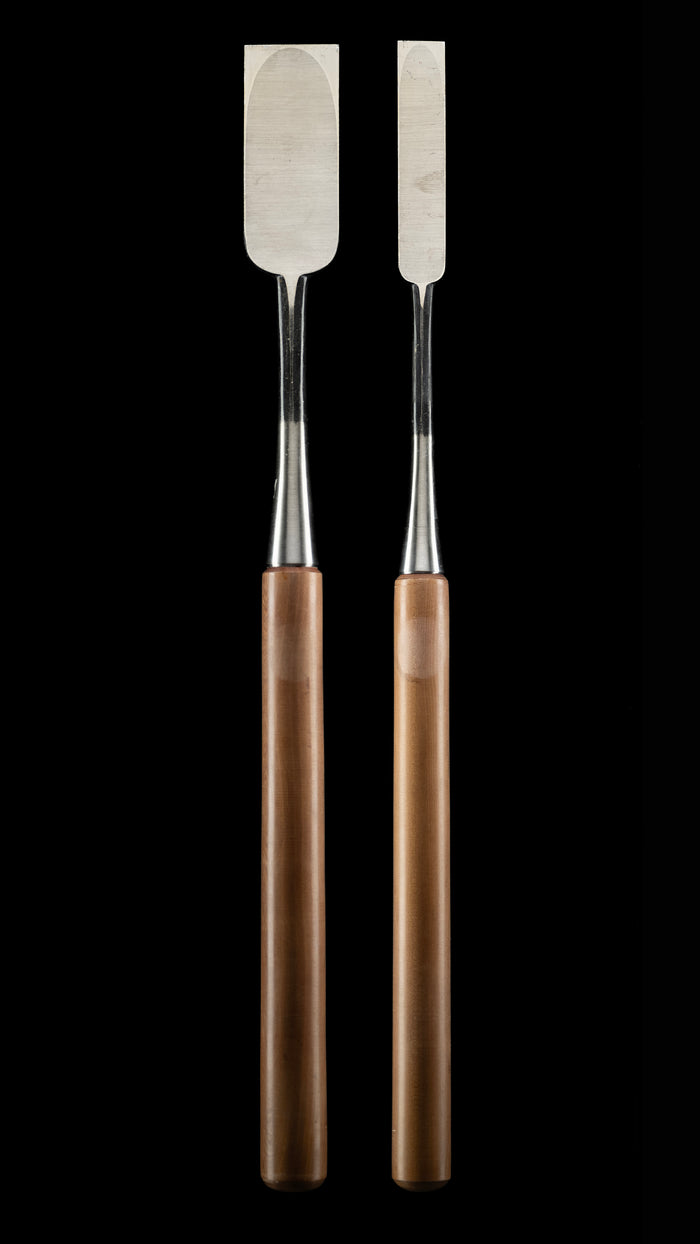 Ootsuki-Nomi Japanese Hand Made Slick Chisel Set By Ouchi Ⅳ - 24&48mm