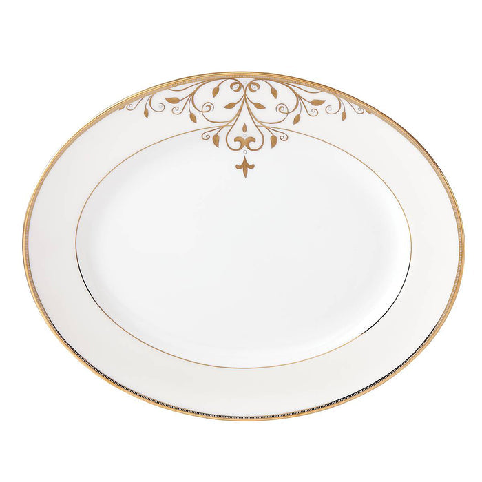 Opal Innocence Scroll Gold‚Ñ¢ 13" Oval Platter