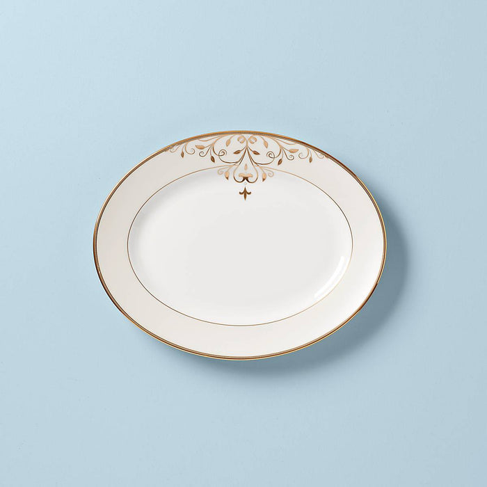 Opal Innocence Scroll Gold‚Ñ¢ 13" Oval Platter