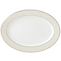 Pleated Colors Grey‚Ñ¢ 16" Serving Platter