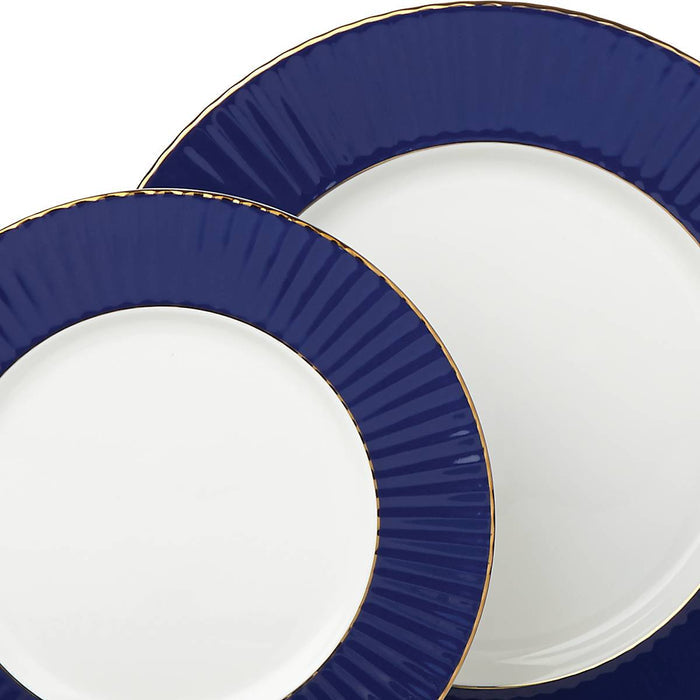 Pleated Colors Navy™ 4-piece Place Setting