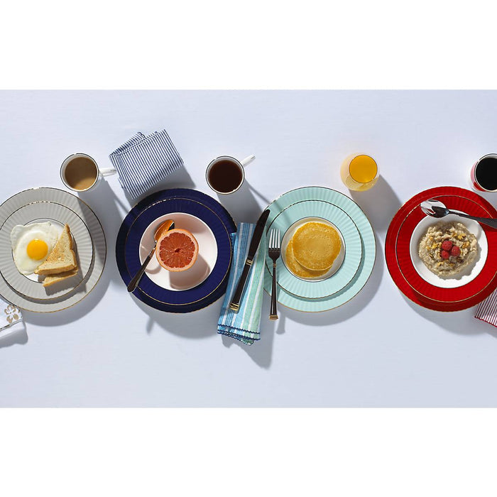 Pleated Colors Navy™ 4-piece Place Setting