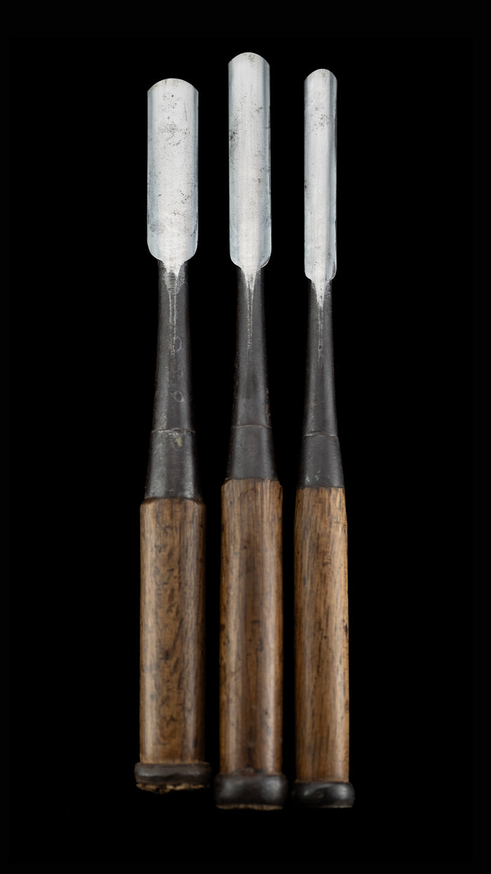Sotomaru nomi Japanese Incannel Gouge Chisel By Hirochika - Set