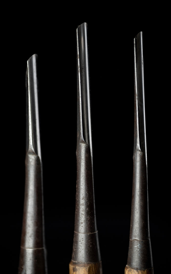 Sotomaru nomi Japanese Incannel Gouge Chisel By Hirochika - Set