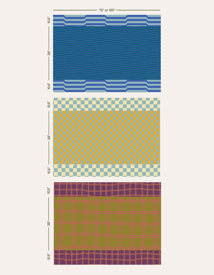 Tablecloth Reversible Grid