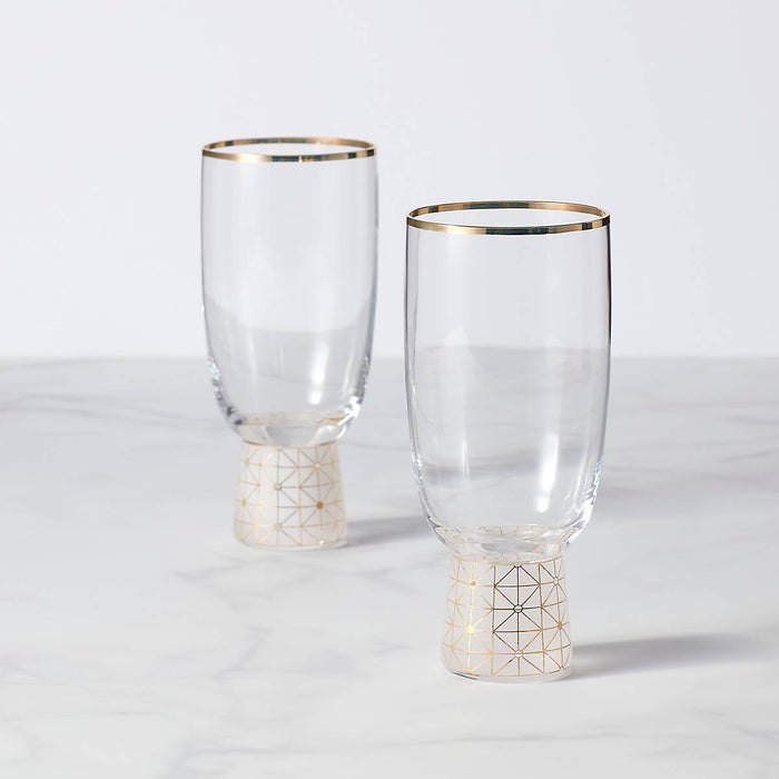 Trianna Frost‚Ñ¢ 2-piece All-Purpose Glass Set
