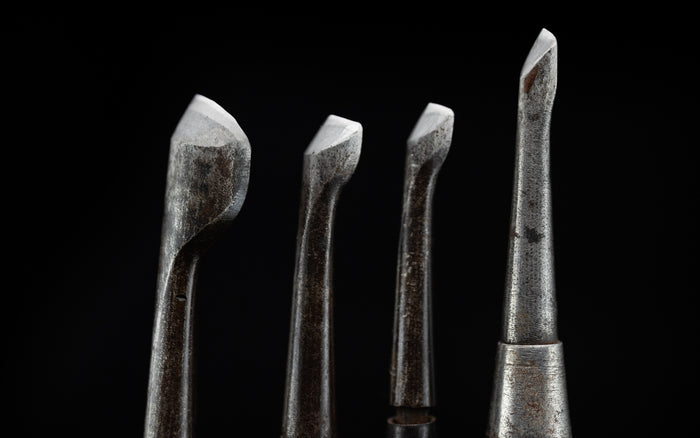 Uchimaru Nomi Japanese Deep U-Gouge Chisel set By Konobu II 「Early Works」