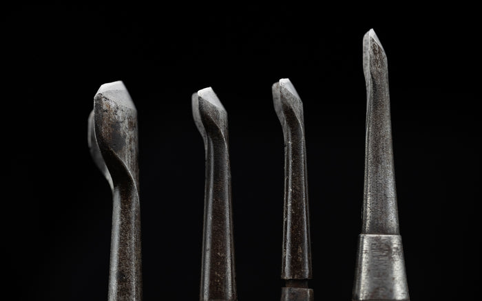 Uchimaru Nomi Japanese Deep U-Gouge Chisel set By Konobu II 「Early Works」