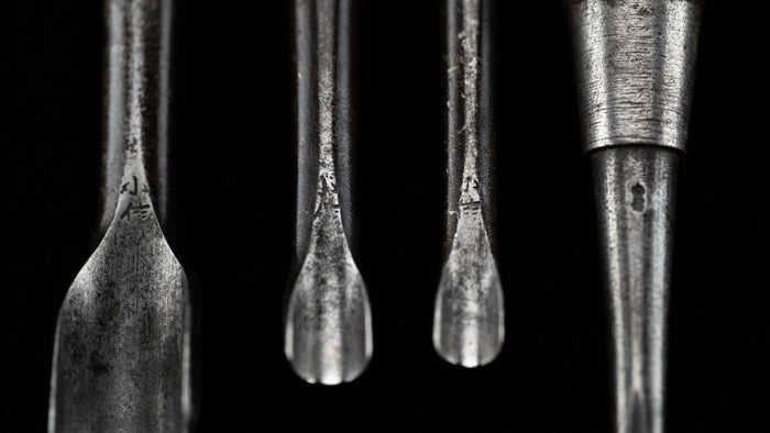 Uchimaru Nomi Japanese Deep U-Gouge Chisel set By Konobu II 「Early Works」