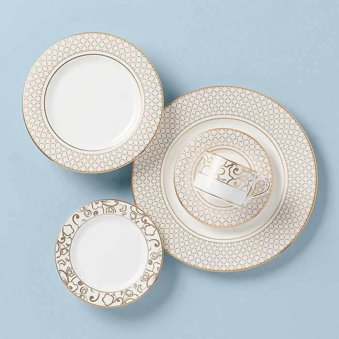 Venetian Lace Gold 5-Piece Place Setting